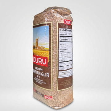Duru Brown Fine Bulgur #1 - 2.2lb Premium Turkish Whole Wheat