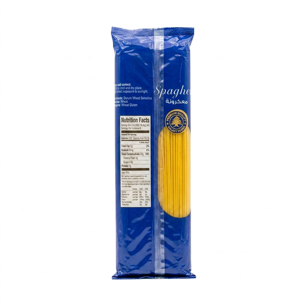 Zeina Spaghetti 150g - Original Quality Durum Wheat Pasta