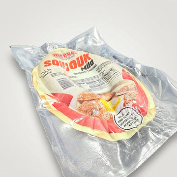 Merve Soujouk Mild Dried Beef Sausage 16 oz - Halal Turkish Sujuk