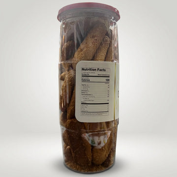 Paradise Finger Crackers Coconut 12.3 oz - Crispy Golden Biscuits
