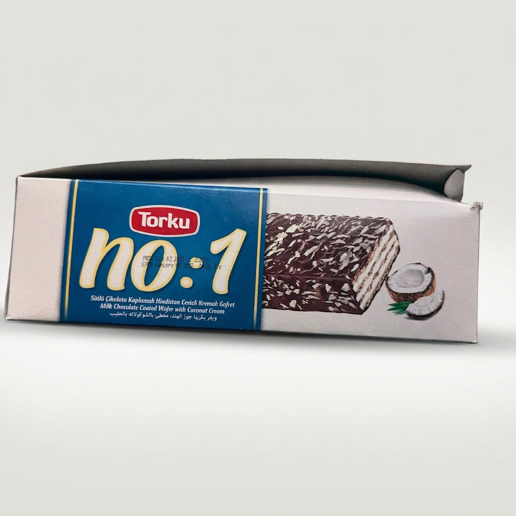 Torku No:1 Milk Chocolate Coconut Wafer 216g - Turkish Gofret