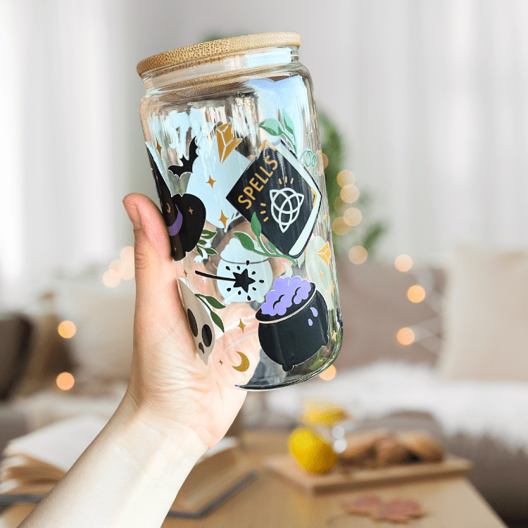 Pumpkin Spice Aesthetic Cup – Autumn Iced Coffee Tumbler, Reusable Drinkware