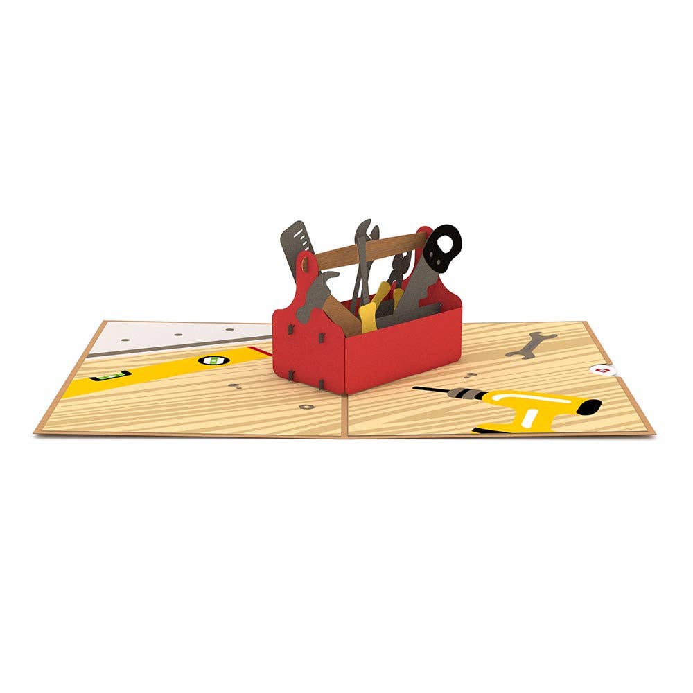 Toolbox 5''x7'' Card, Pop-Up Cards, Everyday Pop-up card
