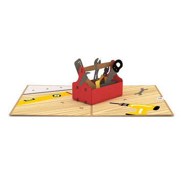 Toolbox 5''x7'' Card, Pop-Up Cards, Everyday Pop-up card