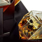 Diamond Whiskey Decanter with 2 Diamond Whiskey Glasses