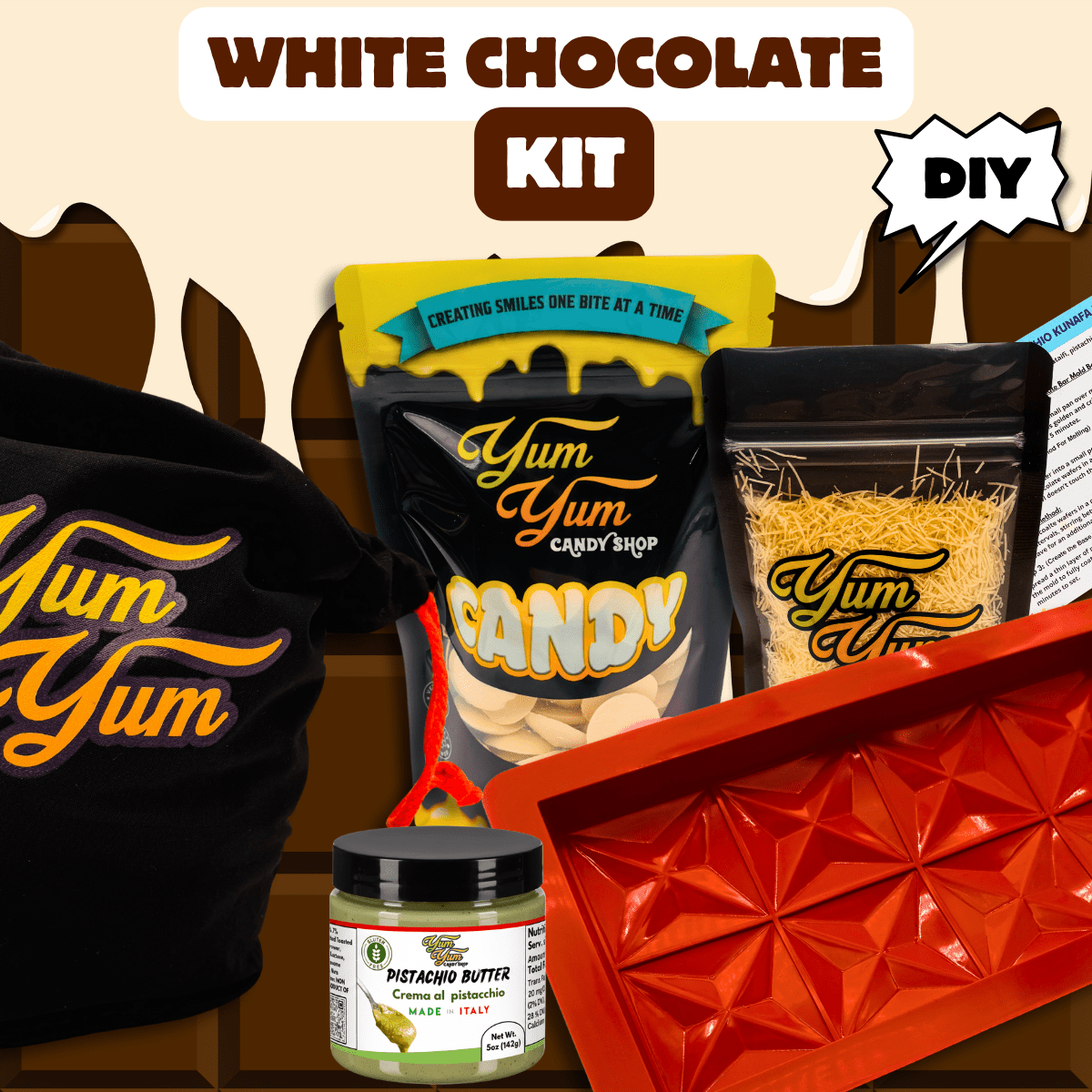 Dubai Pistachio Chocolate Bar Kit