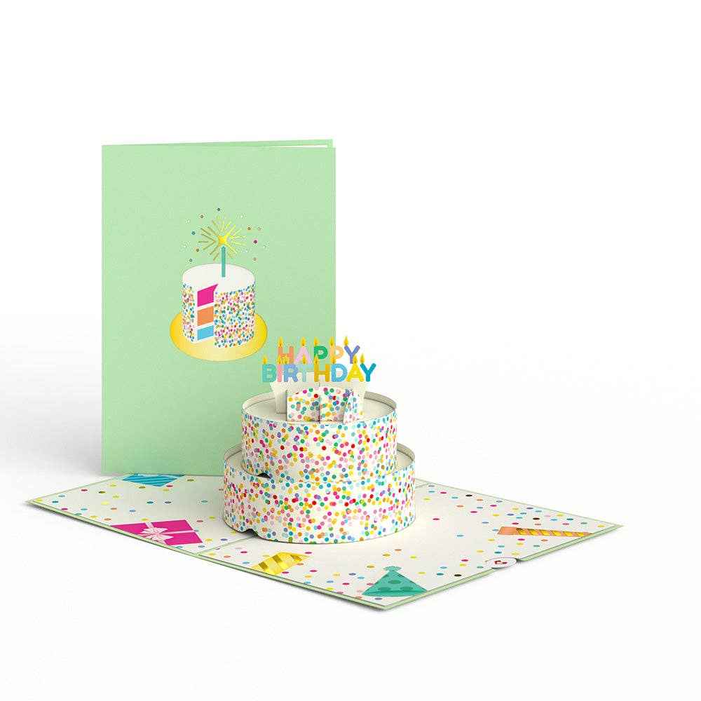 Sprinkles Birthday Cake 5''x7'' Card, Birthday Cards