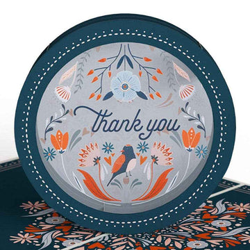 Heartfelt Thank You 5x7" Pop-Up Card