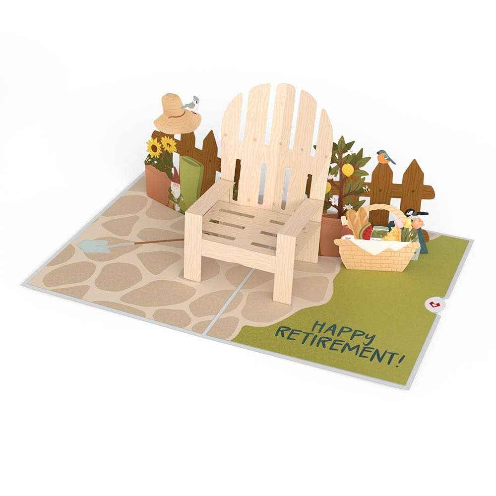 Take It Easy Retirement 5''x7'' Card, Pop-Up Cards