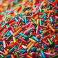 Sprinkles (Jimmies), Choose from 15 Colors and Various Weights