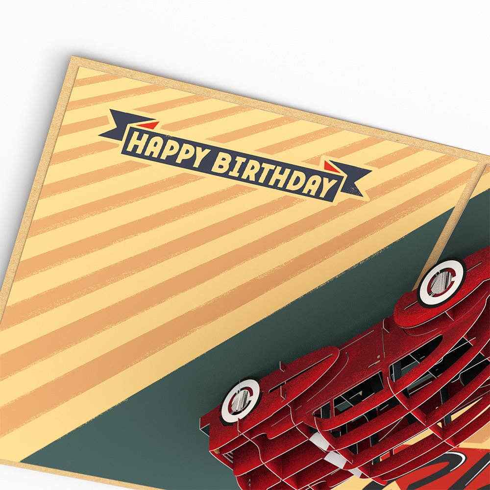 Happy Birthday Classic Car 5''x7'' Card, Birthday Cards