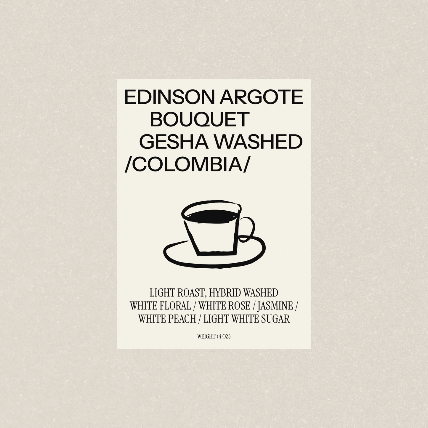 EDINSON ARGOTE BOUQUET GESHA