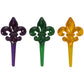 Fleur De Lis Translucent Cupcake Picks-24 or  144 count