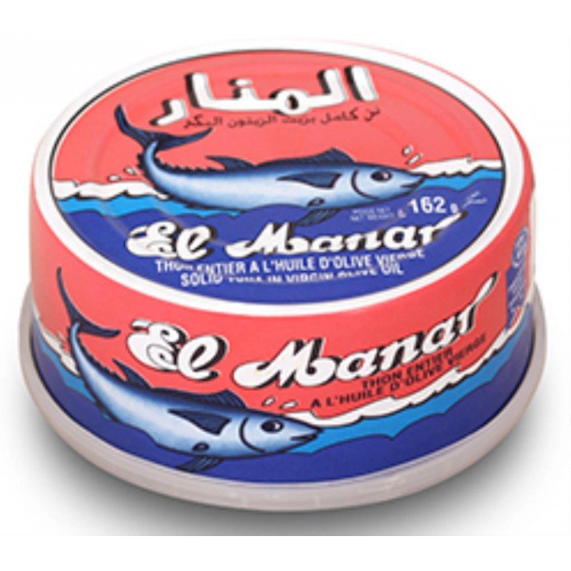 El Manar Whole Tuna in Olive Oil Pink Box