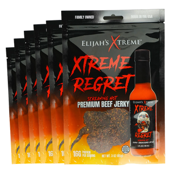 Xtreme Regret Spicy Beef Jerky - 6 bags (1lb)