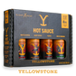 Yellowstone Hot Sauce Variety Pack 4 Bottles