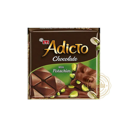 Eti Adicto Chocolate With Pistachio 60gr