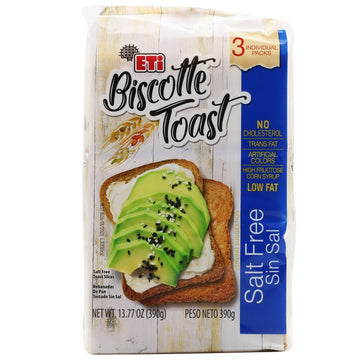 Eti Biscotte Toast No Salt