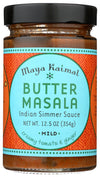 Maya Kaimal Butter Masala Medium Indian Simmer Sauce (6X12.5Oz)