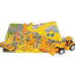 Oasis Supply Construction Play Set Cake Topper Kit #1- Map Included 14 pcs