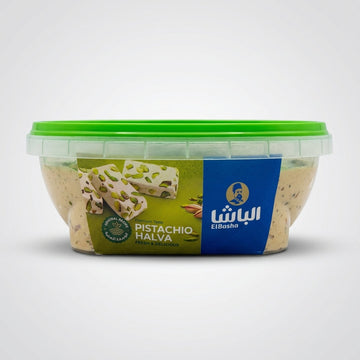 El Basha Pistachio Halva 400g - Premium Greek-Style Sesame Confection