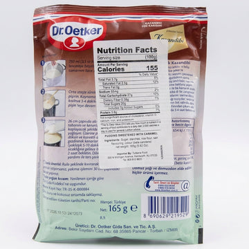 Dr. Oetker Kazandibi 165g - Turkish Milk Pudding with Caramel