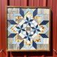 Amish Handmade Barn Quilt Wall Art – Reclaimed Barn Wood – 20.75” x 20.75”