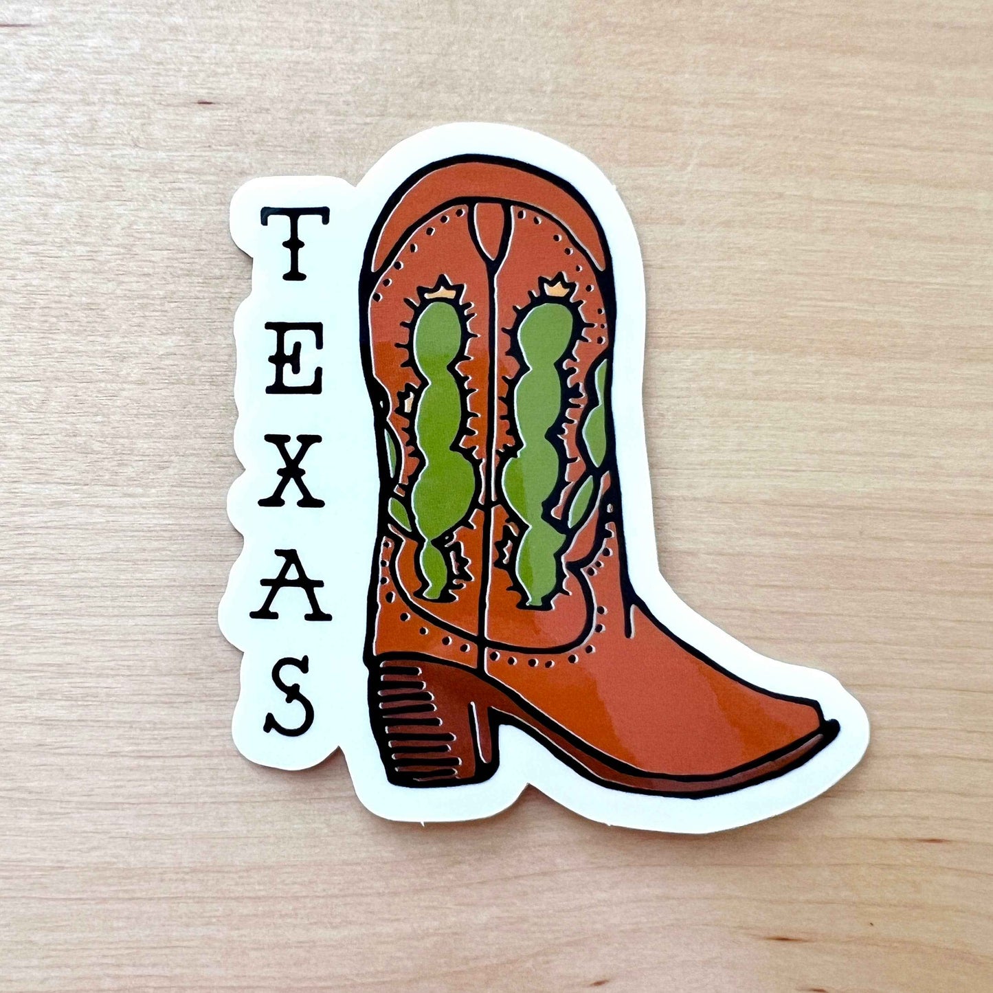 Texas Stickers Waterproof