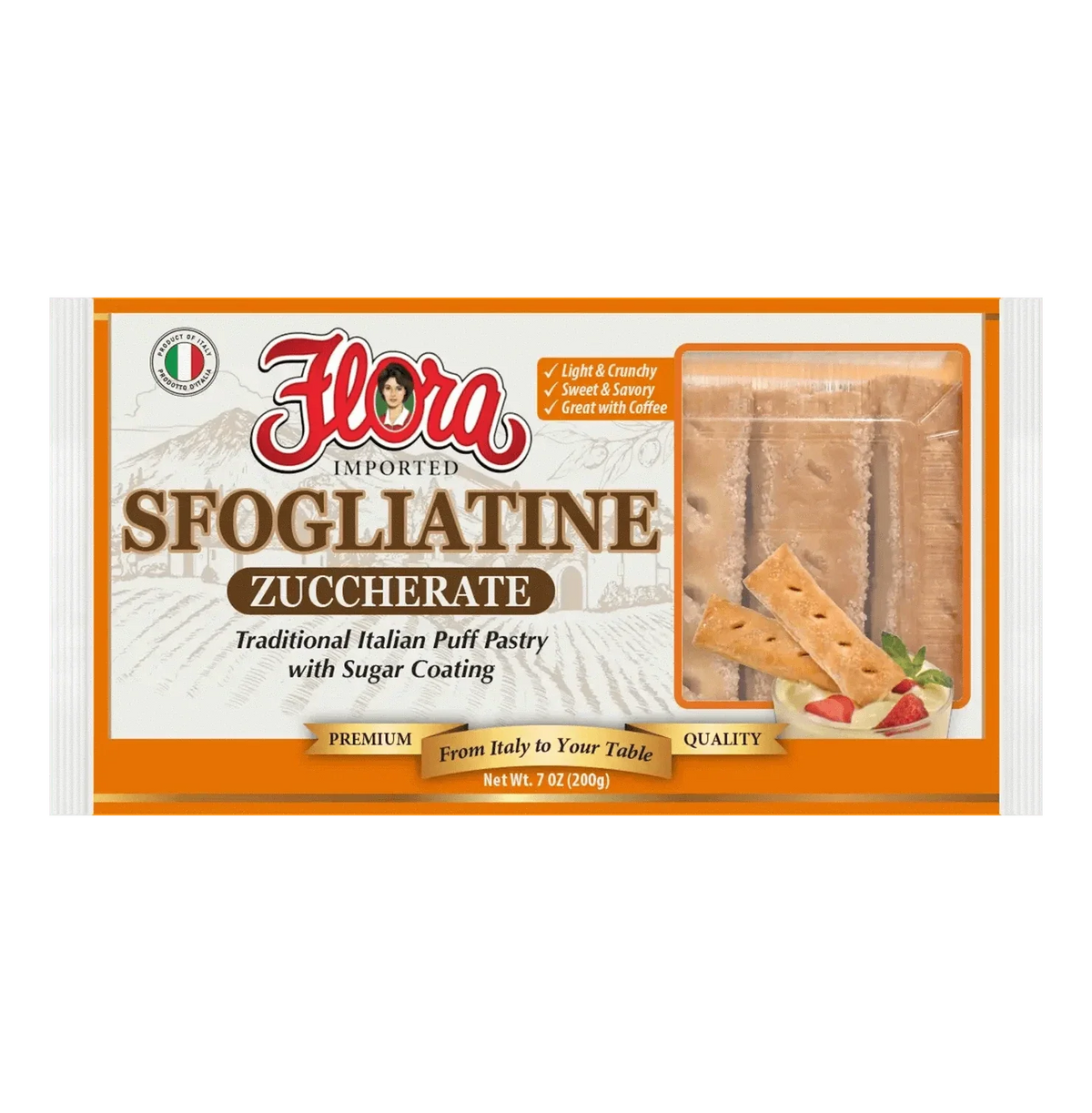 Sfogliatine - Zuccherate - 7 oz