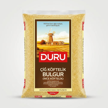 Duru Extra Fine Bulgur 2000g - Premium Turkish Wheat Bulgur