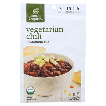 Simply Organic Veget Chili Ssn (12X1Oz )