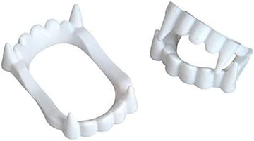 2" White Vampire Fangs, 12 Count or 144 Count