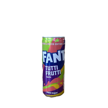 Fanta Tutti Frutti Zero – Sugar-Free Fruit Flavoured Soda 500mL Can (UK)