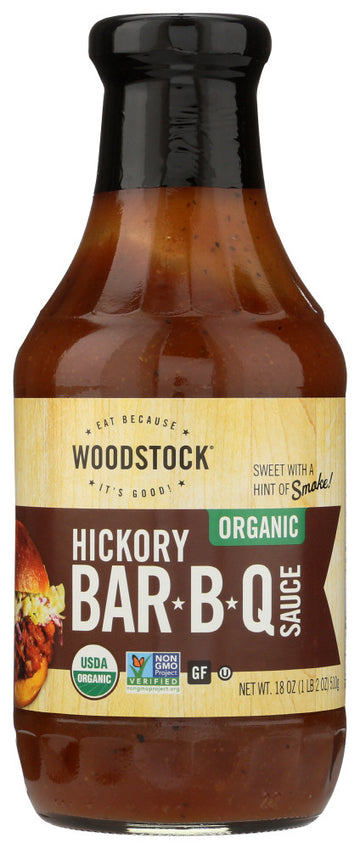 Woodstock Bbq Sauce, Hickory (12X18 Oz)
