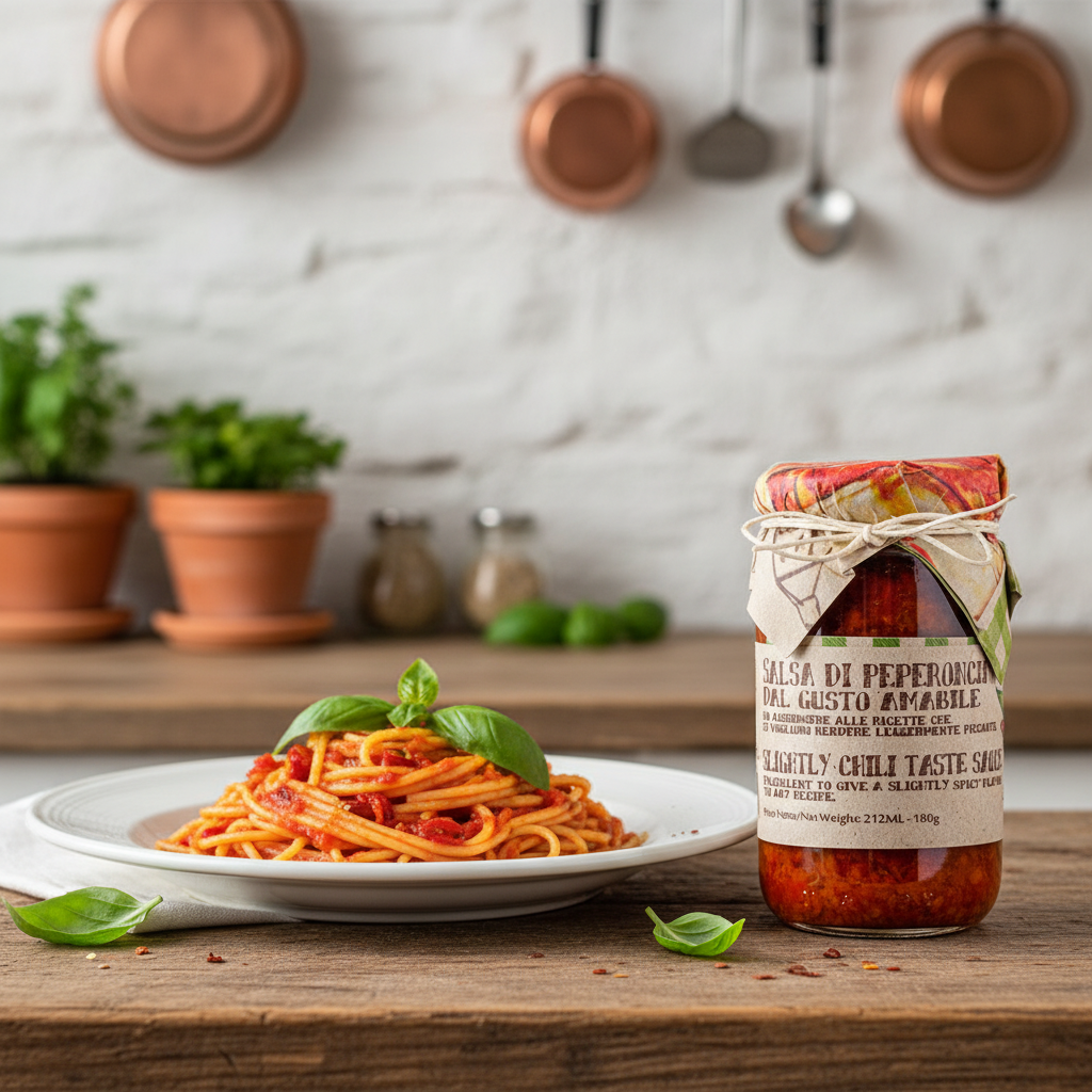 Artigiani dei Sapori, Sweet Chili Pepper Pasta Sauce, 6.3oz  (180g)
