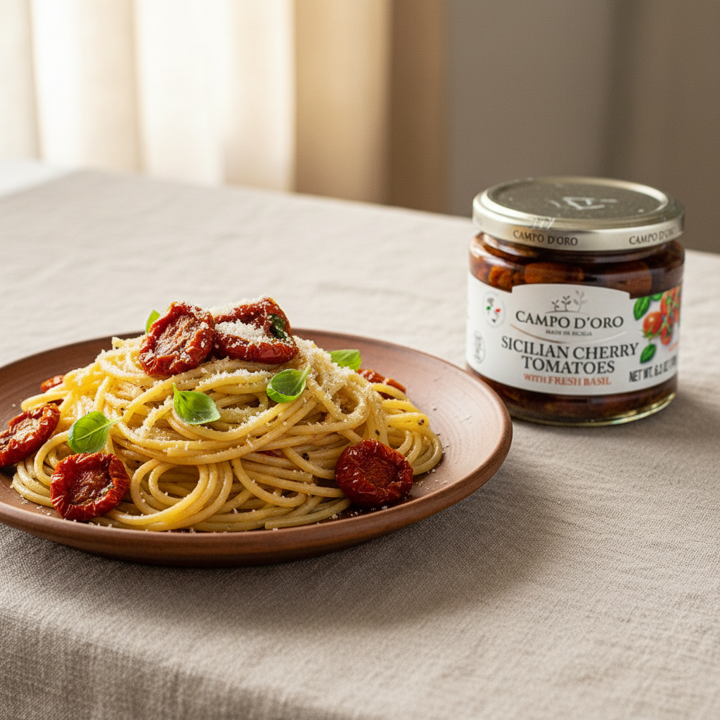 Campo D'Oro, Sundried Cherry Tomatoes in Oil, 6.35