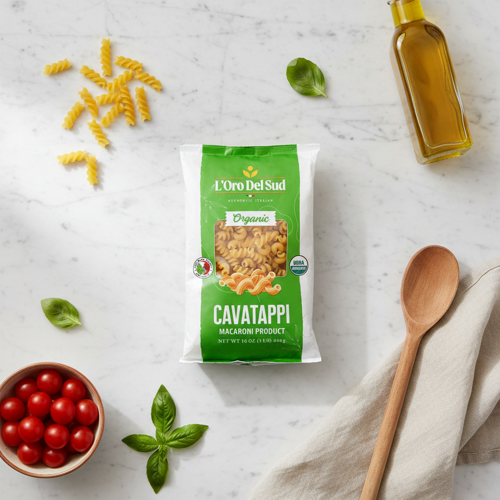 L'Oro Del Sud, Organic Cavatappi Pasta, 20 Pack x 1 lb