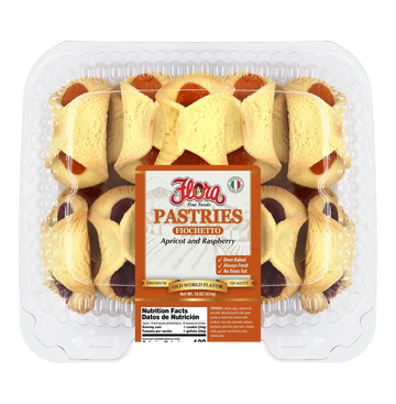 Apricot & Raspberry Fiochetto - Pastries - 14.6 oz
