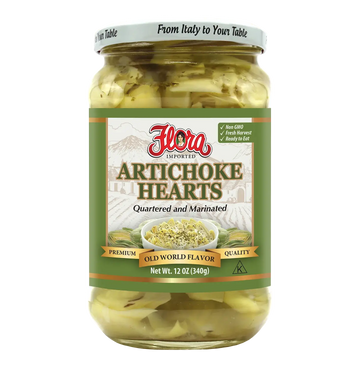 Artichoke Hearts - Quartered and Marinated - 12 oz