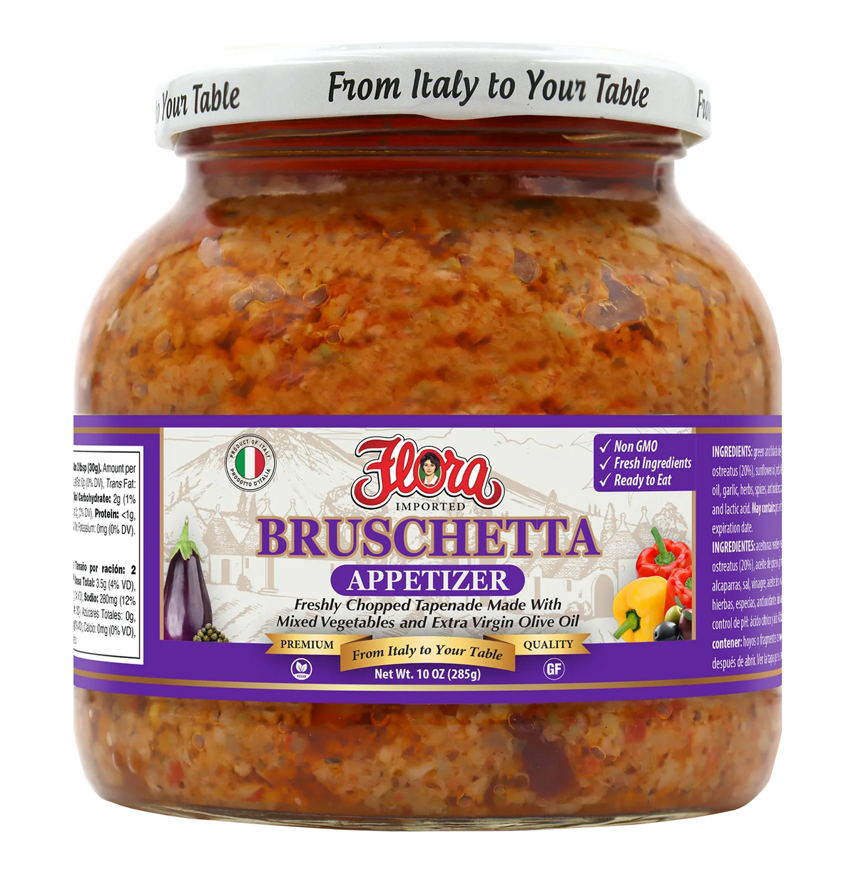 Bruschetta - Appetizer Tapenade - 10 oz