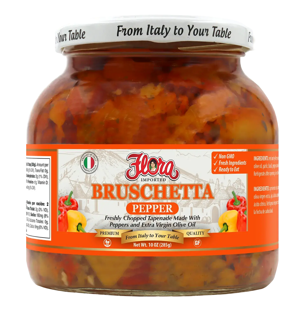 Bruschetta - Pepper Tapenade - 10 oz