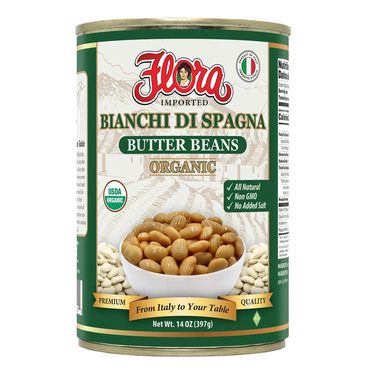Butter Beans - Organic - 14 oz