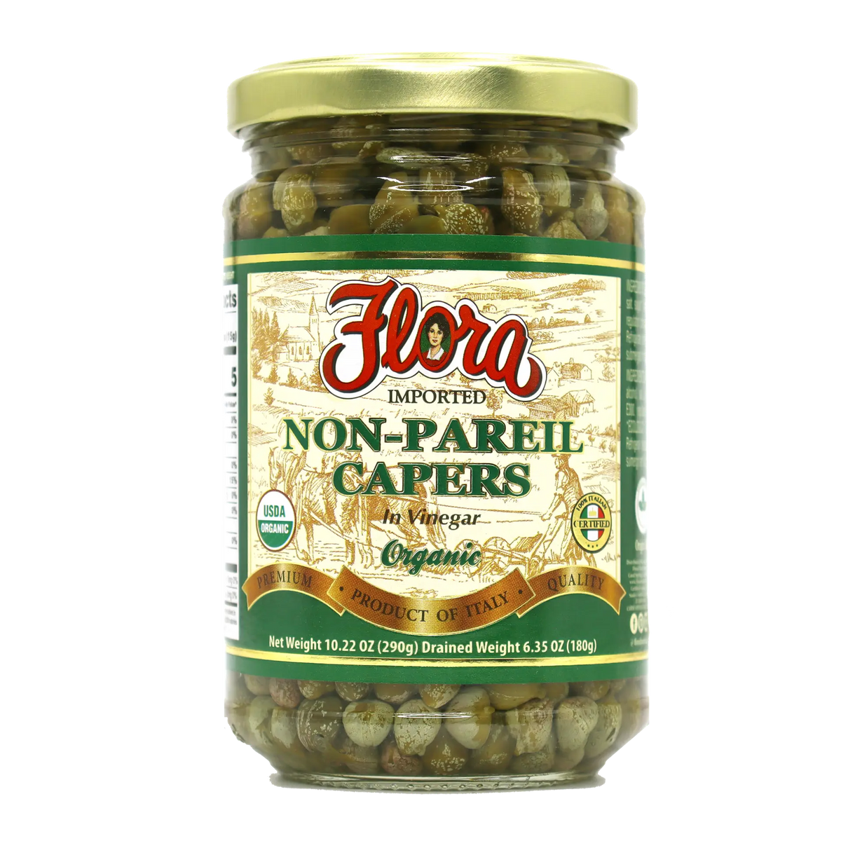 Capers - Non-Pareil Organic In Vinegar - 10.22 oz