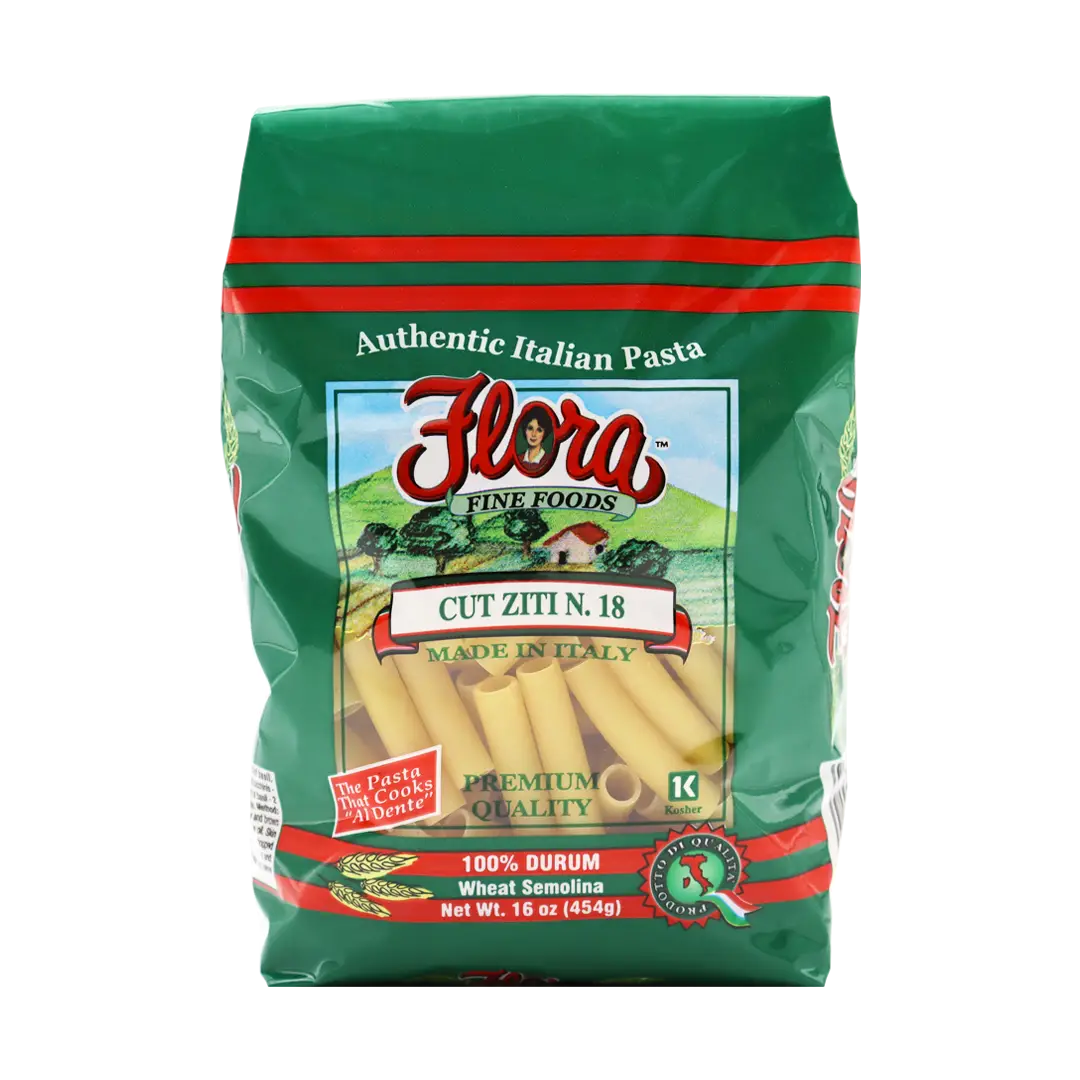 Cut Ziti Pasta No. 18 - 16 oz