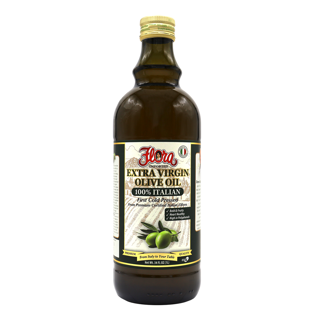 Extra Virgin Olive Oil - First Cold Pressed - 1 L