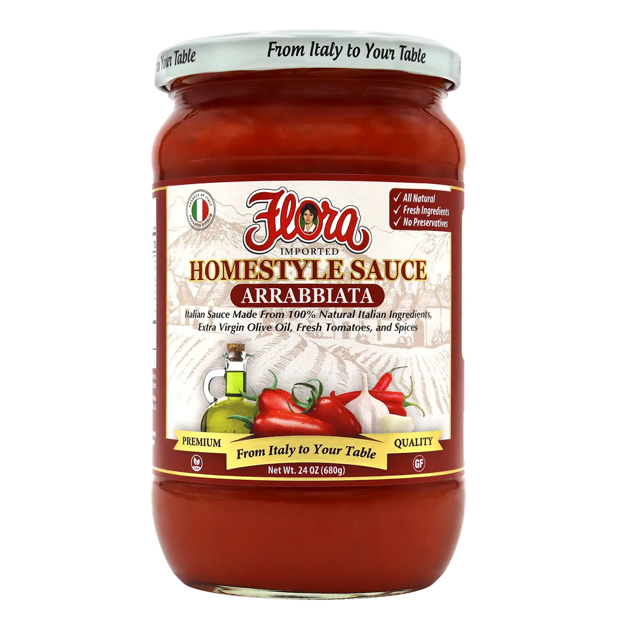 Homestyle Arrabbiata Sauce - 24 oz