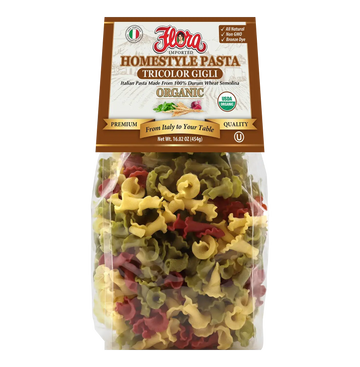 Homestyle Gigli Pasta - Tricolor Organic - 16.02 oz