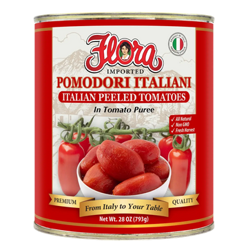 Italian Peeled Tomatoes - In Tomato Puree - 28 oz