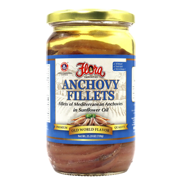 Mediterranean Anchovy Fillets In Sunflower Oil - 25.39oz