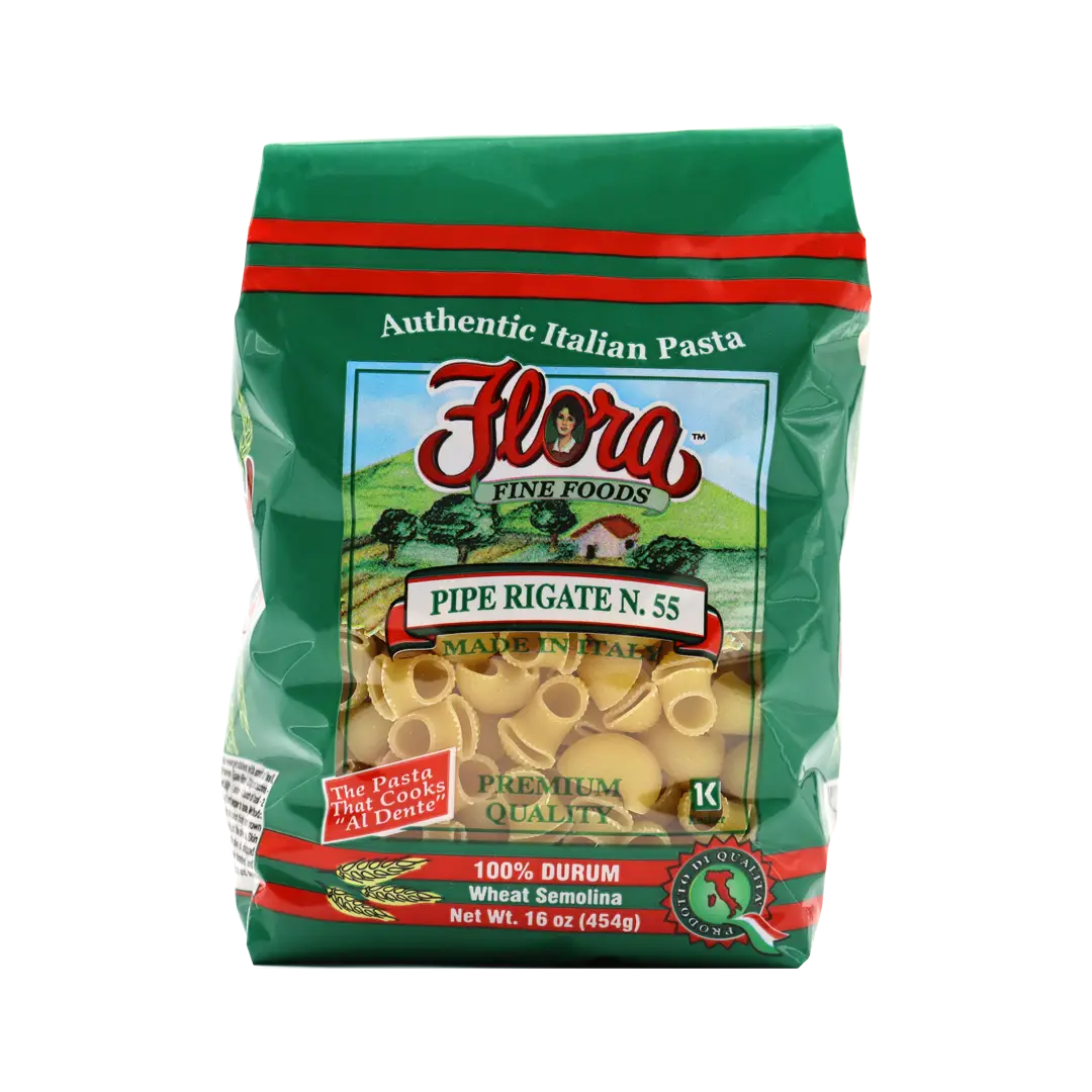 Pipe Rigate Pasta No. 55 - 16 oz